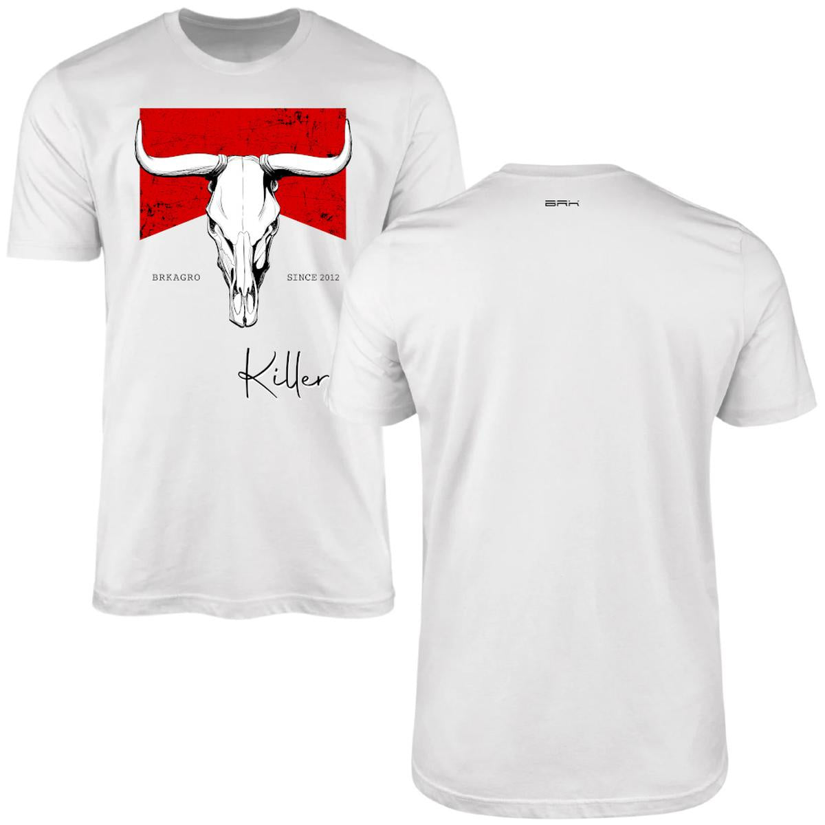 Camiseta Agro Brk Long Horn Killer com Algodão Premium - Brk Agro