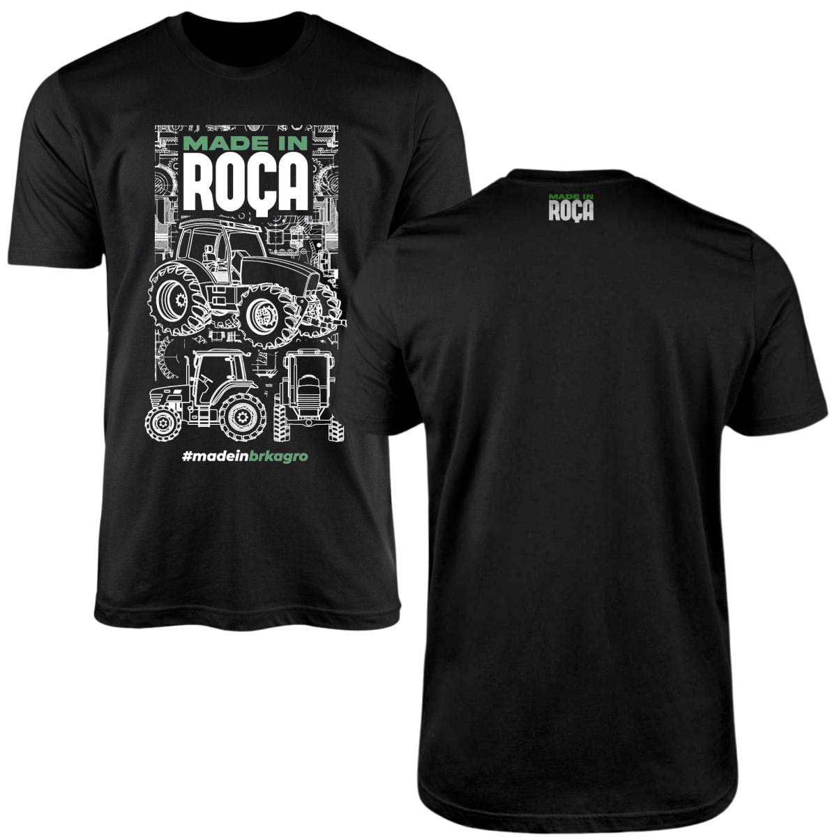 Camiseta Agro Brk Made In Roça Algodão Premium - Brk Agro