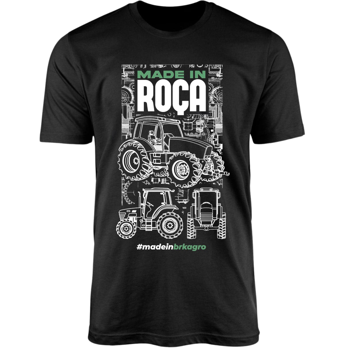 Camiseta Agro Brk Made In Roça Algodão Premium - Brk Agro