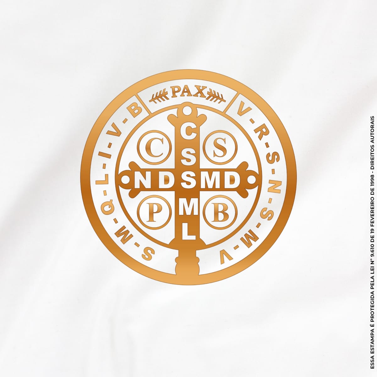 Camiseta Agro Brk Medalhão São Bento Algodão Premium - Brk Agro