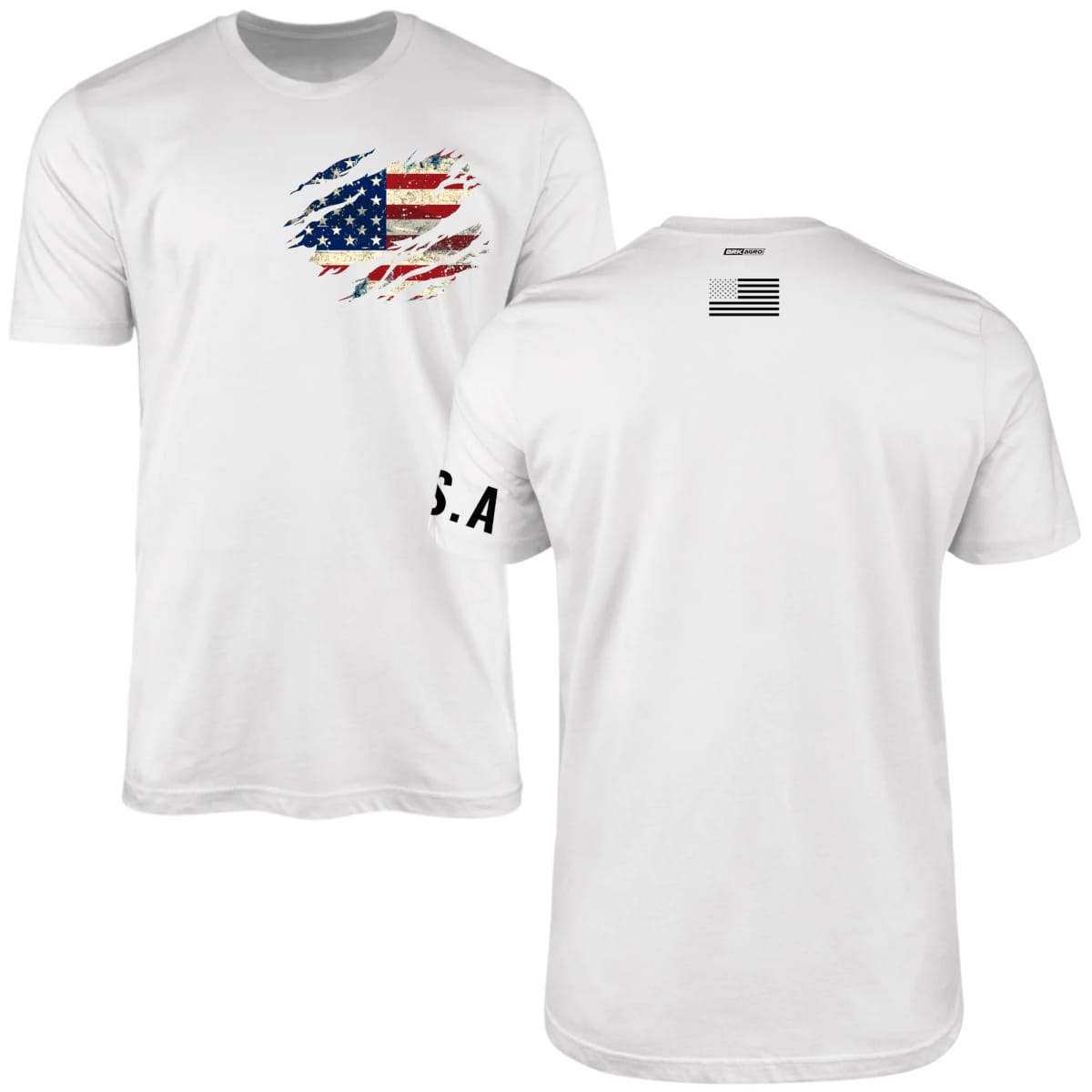 Camiseta Agro Brk Patriota com Bandeira dos EUA com Algodão Premium - Brk Agro