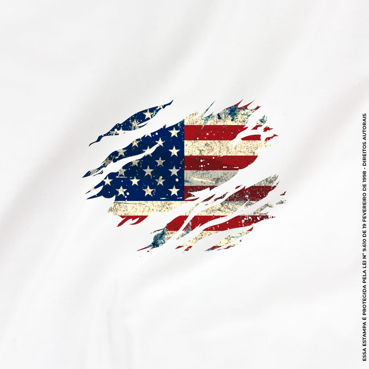 Camiseta Agro Brk Patriota com Bandeira dos EUA com Algodão Premium - Brk Agro