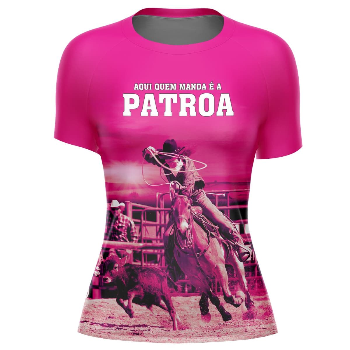 Camiseta Agro Brk Quem Manda é a Patroa com Proteção Solar UV50+