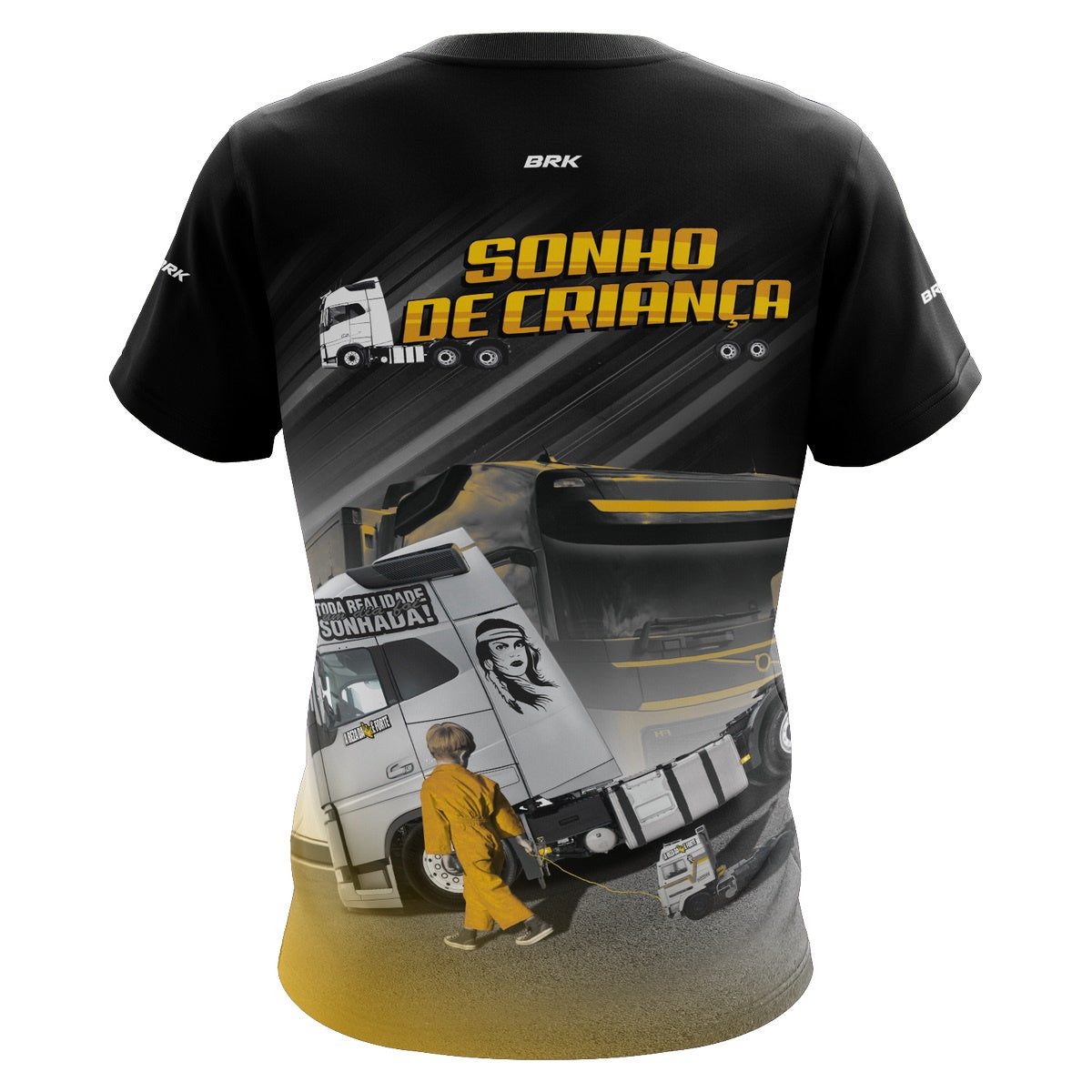 Camiseta Agro Brk Sonho de Criança com Proteção Solar UV50+ - Brk Agro