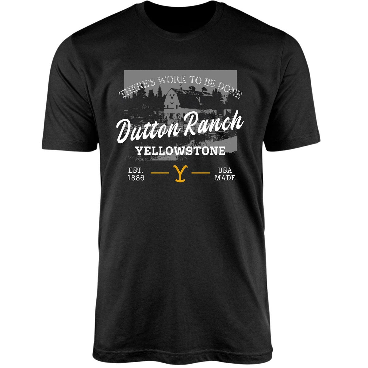 Camiseta Agro Brk Yellowstone Dutton Ranch com Algodão Premium - Brk Agro