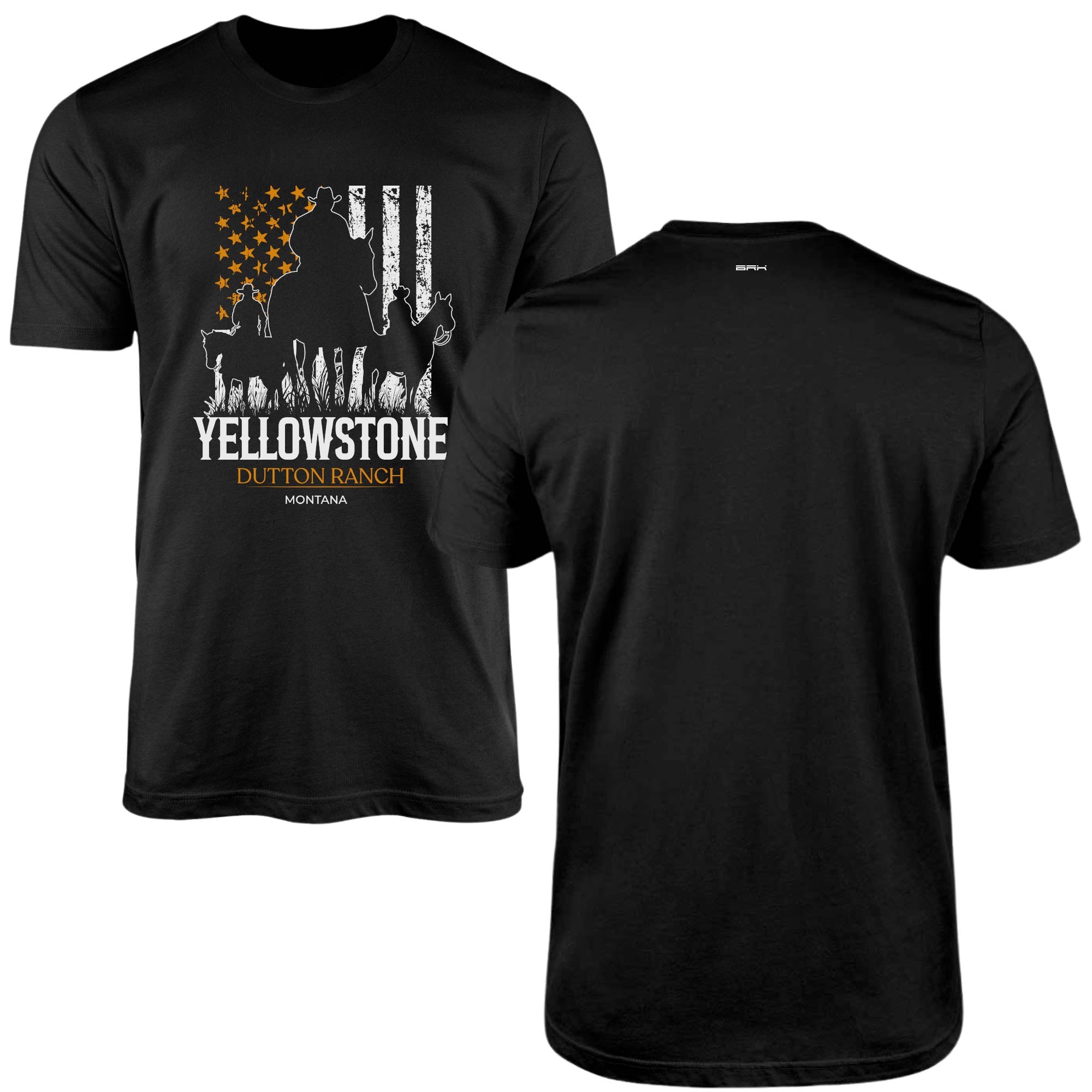 Camiseta Agro Brk Yellowstone USA Flag com Algodão Premium - Brk Agro