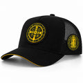 Boné São Bento Preto e Amarelo - Brk Agro
