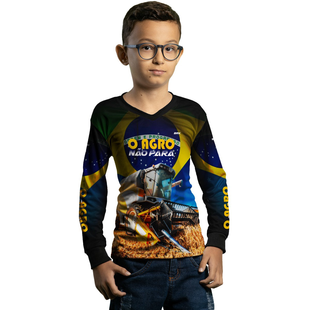 Camisa Agro Brk O Agro Não Para Proteção Solar UV50+ - BRK AGRO