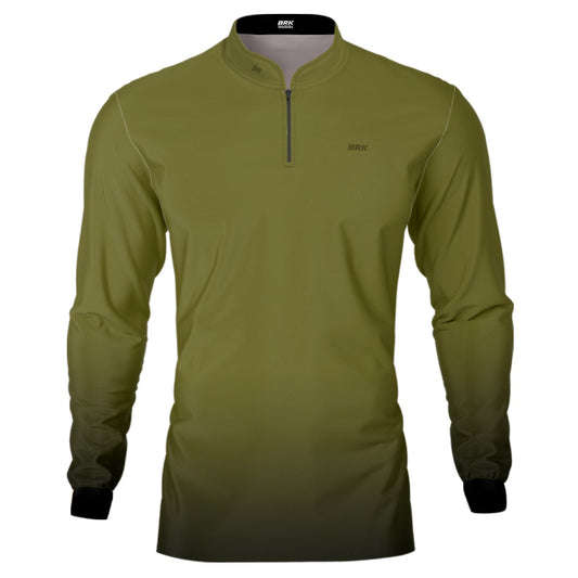 Camisa Térmica Brk Basic Verde Musgo com Proteção Solar UV50+ - Brk Agro