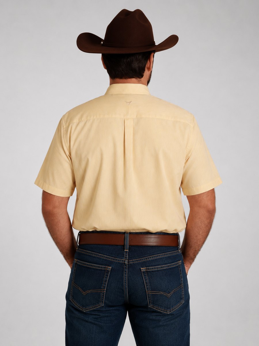 Camisa Brk M/C Classic Amarelo Manteiga