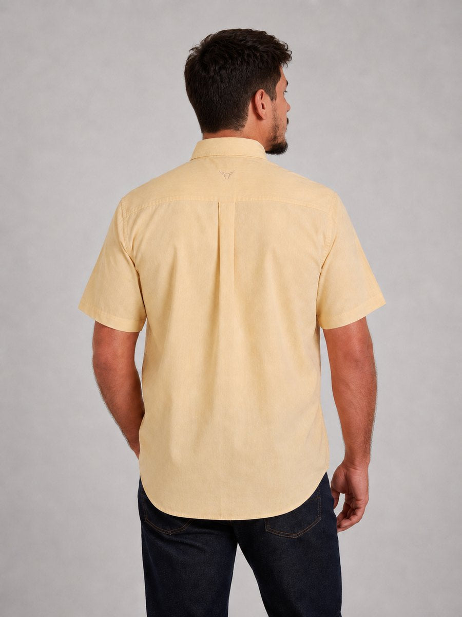 Camisa Brk M/C Classic Amarelo Manteiga