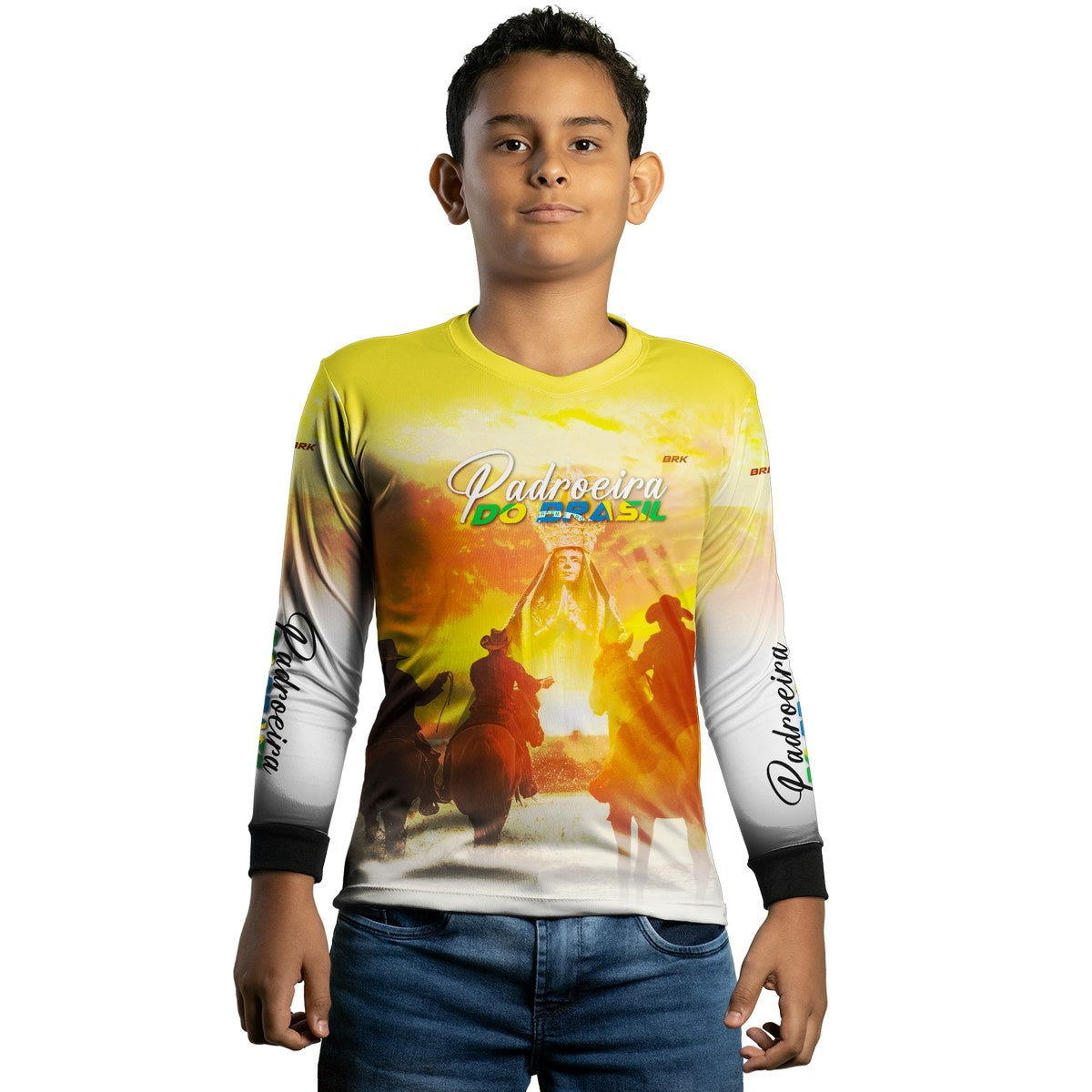 Camisa Agro Brk Padroeira do Brasil com Proteção Solar UV50+ - BRK AGRO