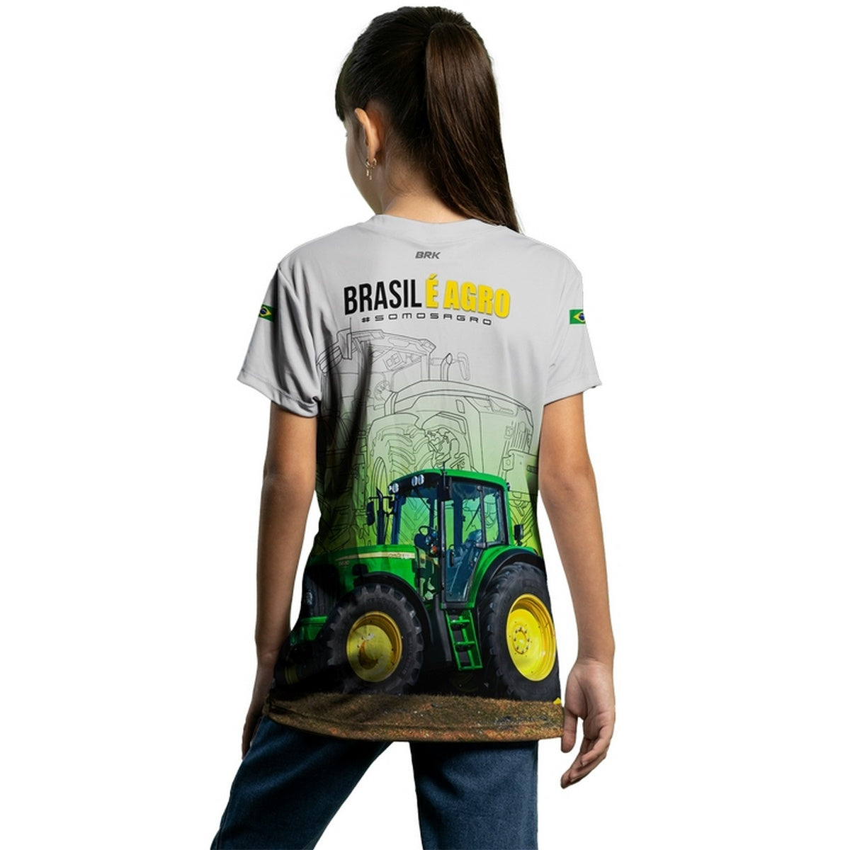 Camiseta Agro Brk Brasil é Agro 05 com Proteção Solar UV50+ - Brk Agro