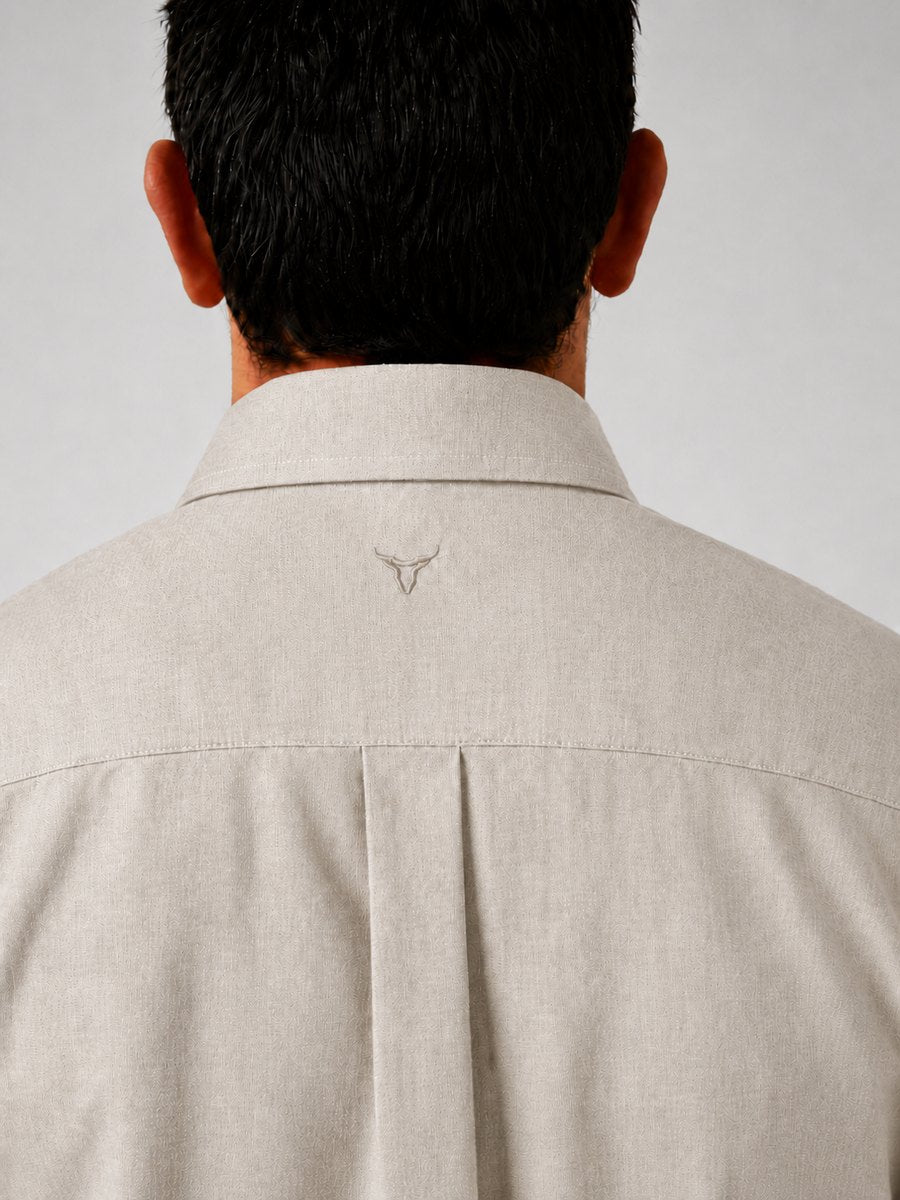 Camisa BRK M/L Classic Bege