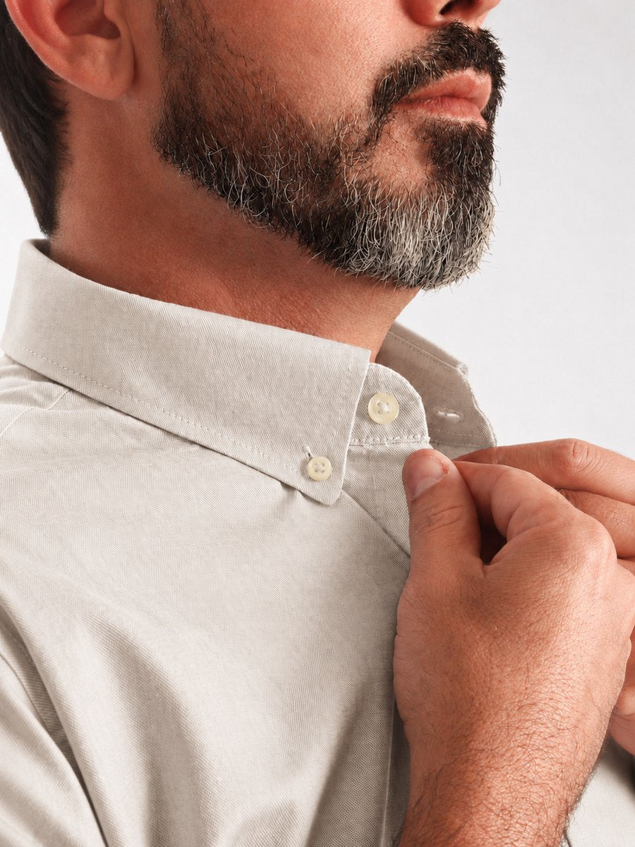 Camisa BRK M/L Classic Bege