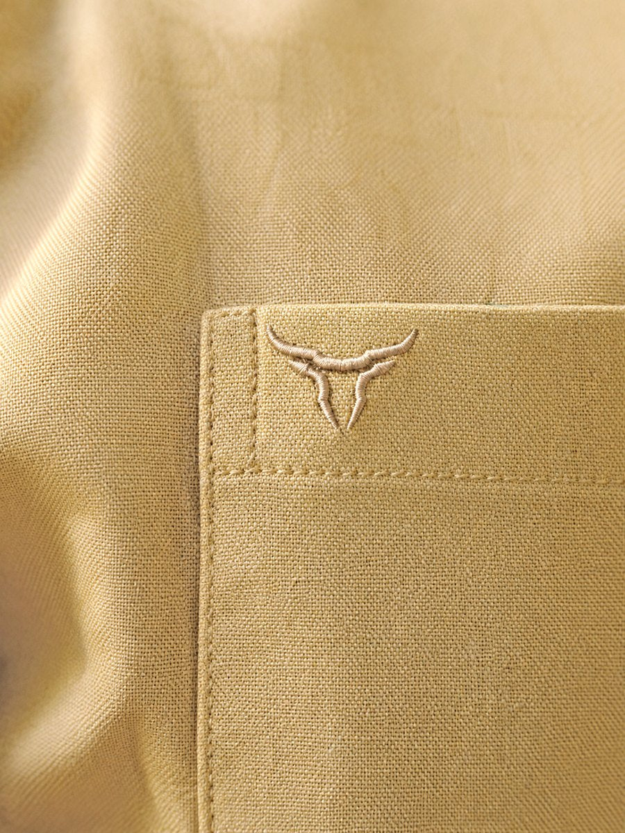 Camisa Brk M/C Classic Amarelo Manteiga