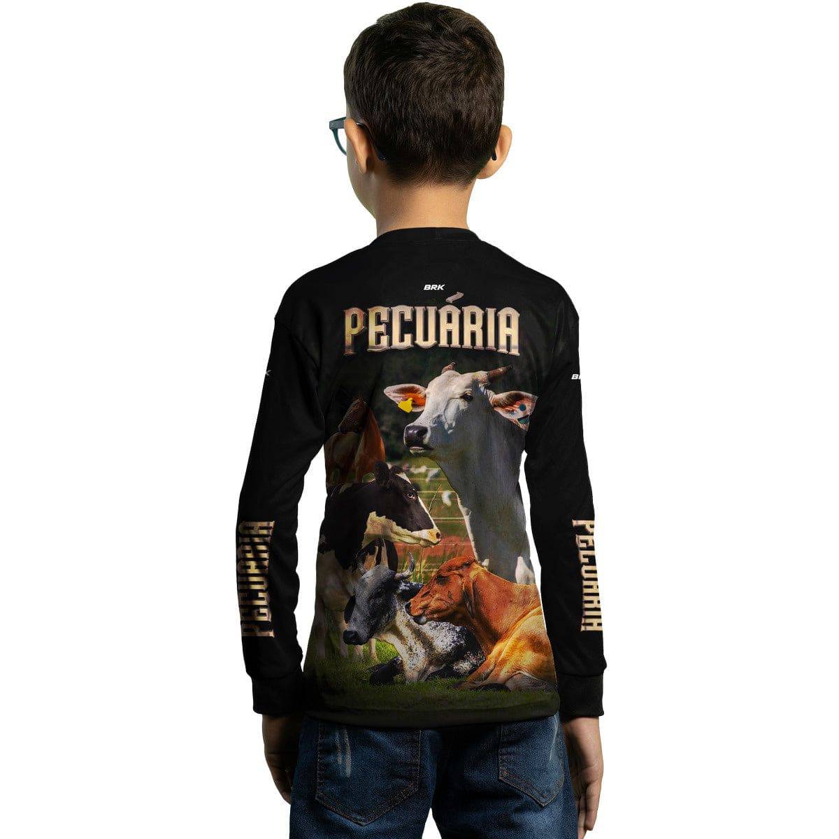 Camisa Agro Brk Pecuária com Proteção Solar UV50+ - BRK AGRO