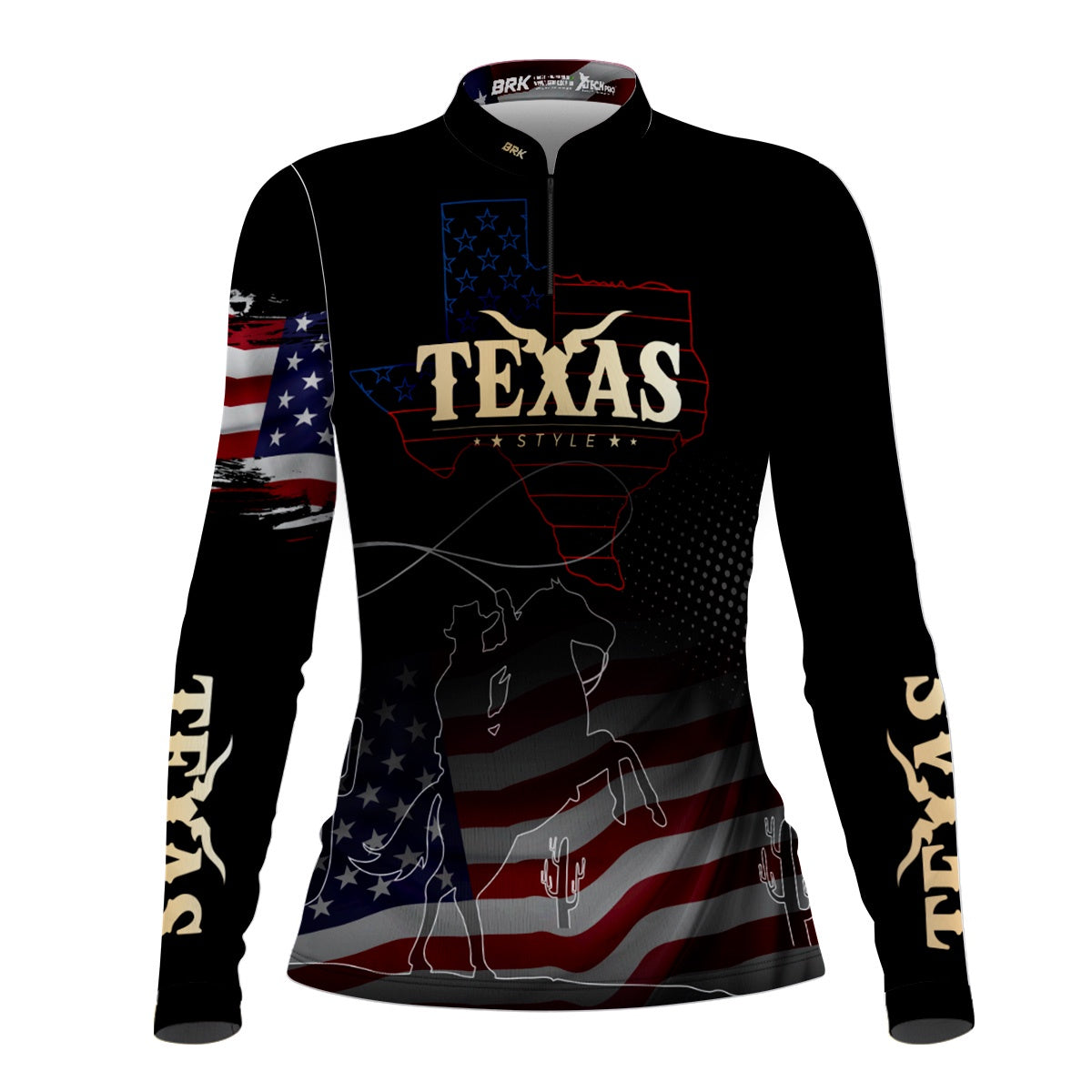 Camisa Feminina Agro Brk Texas Estados Unidos com UV50+ - Brk Agro