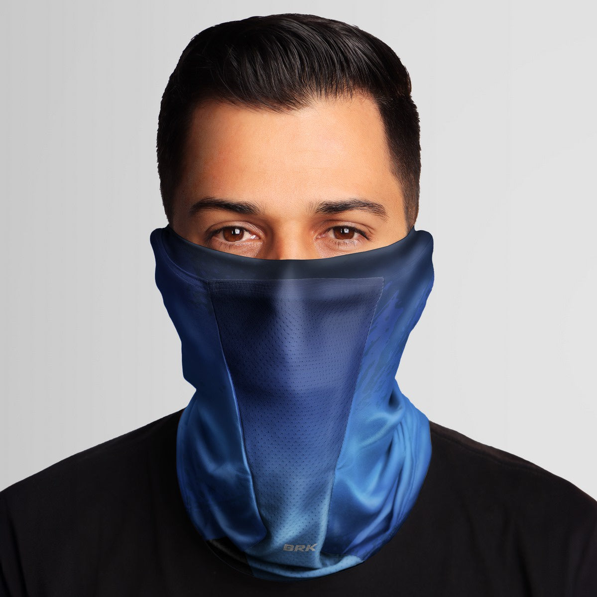Bandana Black Mask Brk Azul Escuro Rajado com Proteção UV50+ - Brk Agro