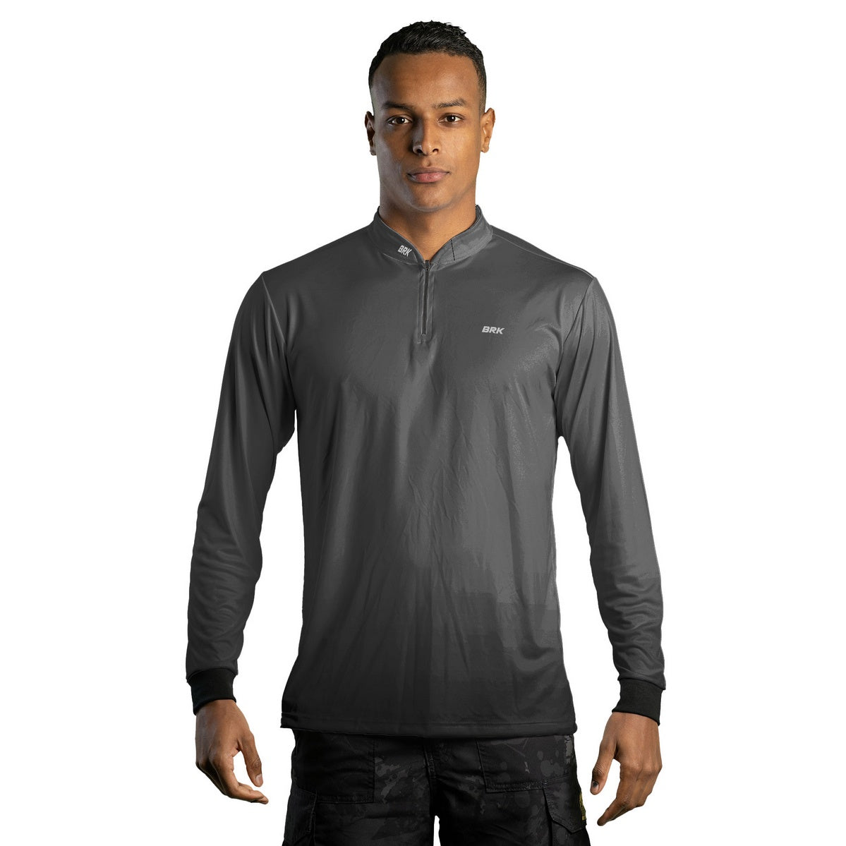 Camisa Agro Brk Unissex Basic Cinza com Proteção Solar UV50+ Envio Imediato - Brk Agro