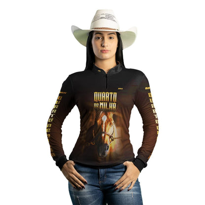 Camisa Agro Brk Rosto Quarto de Milha Proteção Solar UV50+ - BRK AGRO