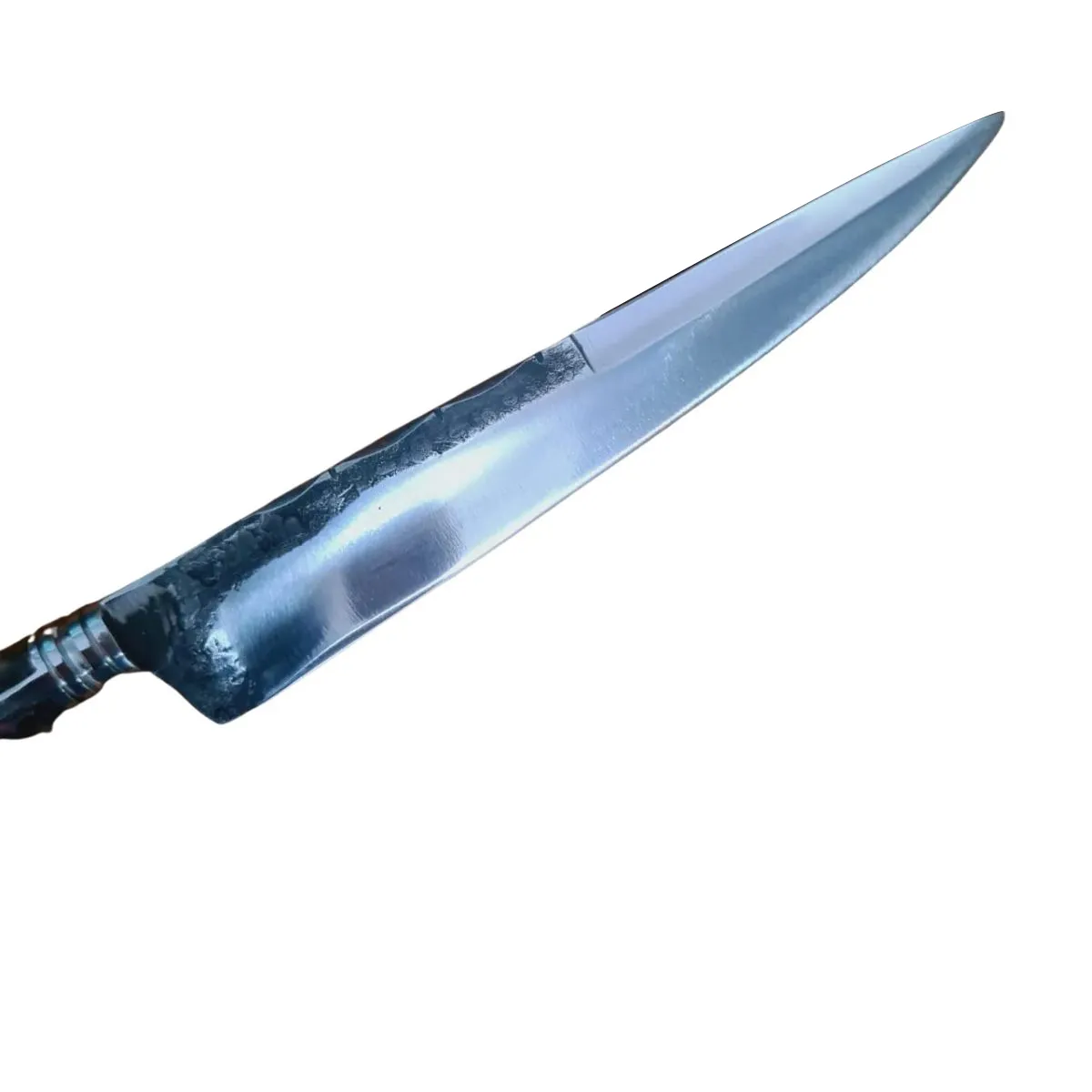 Faca Artesanal Gaúcha Churrasco Aço Carbono 8" Cabo Invertido - Brk Agro