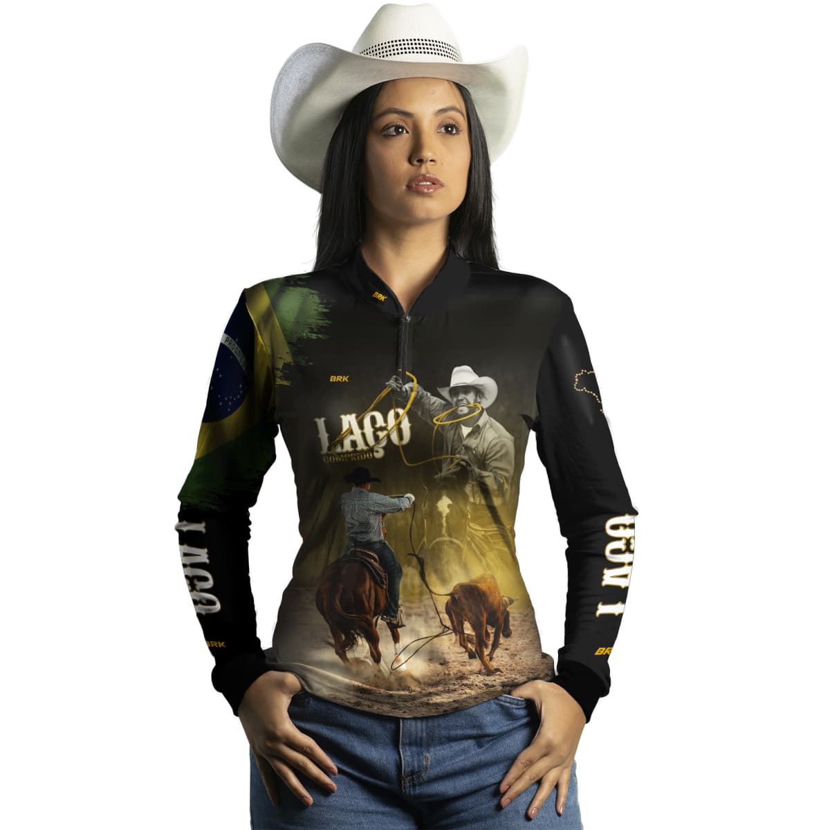 Camisa Agro Brk Laço Comprido com Proteção UV50+ - BRK AGRO