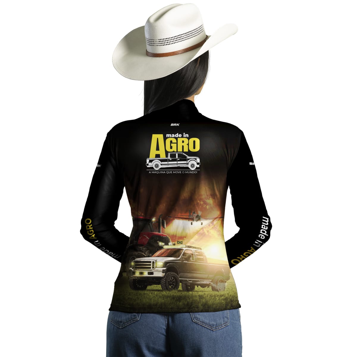 Camisa Agro Brk Caminhonete F-250 com Proteção Solar UV50+ - BRK AGRO