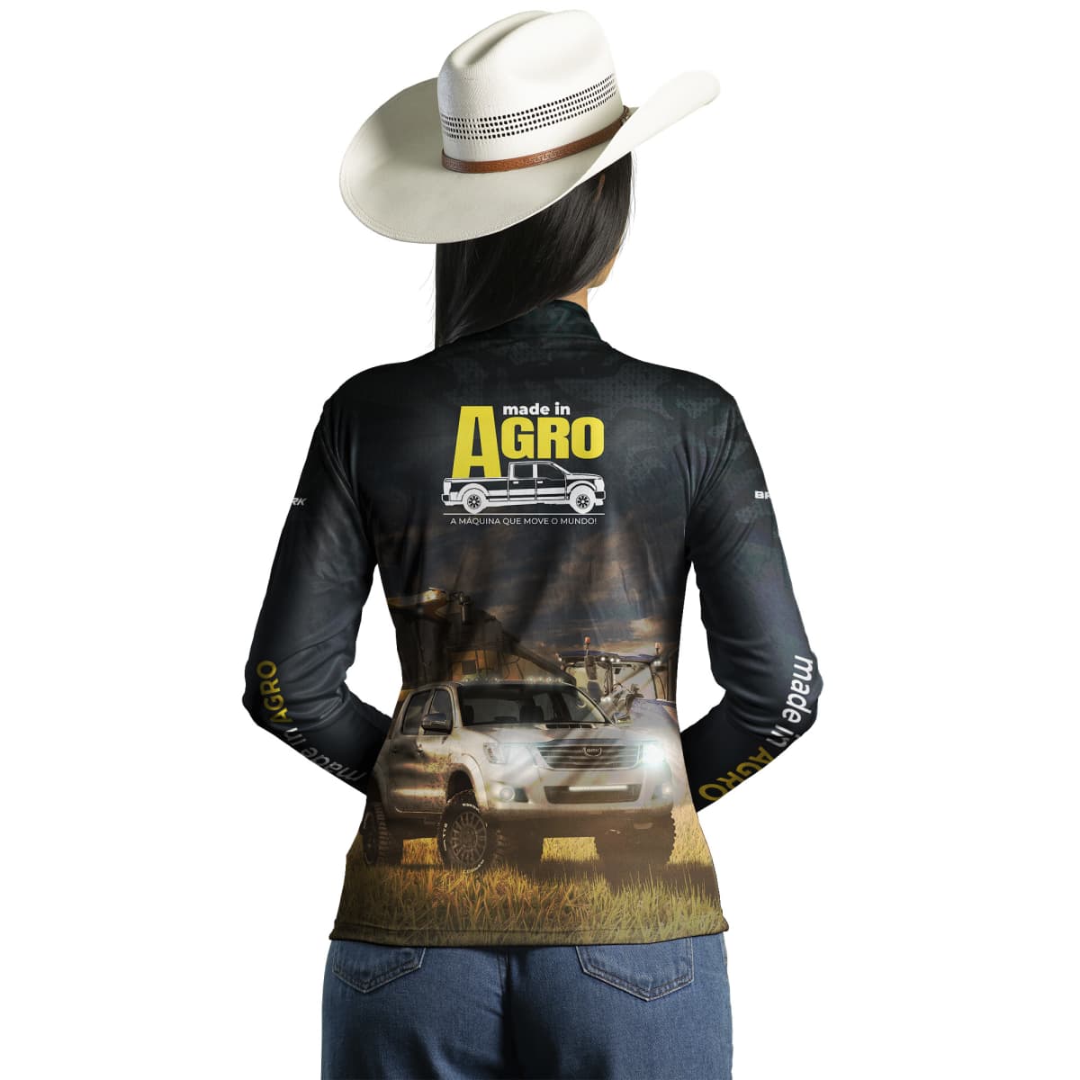 Camisa Agro Brk Caminhonete 4x4 com Proteção Solar UV50+ - BRK AGRO