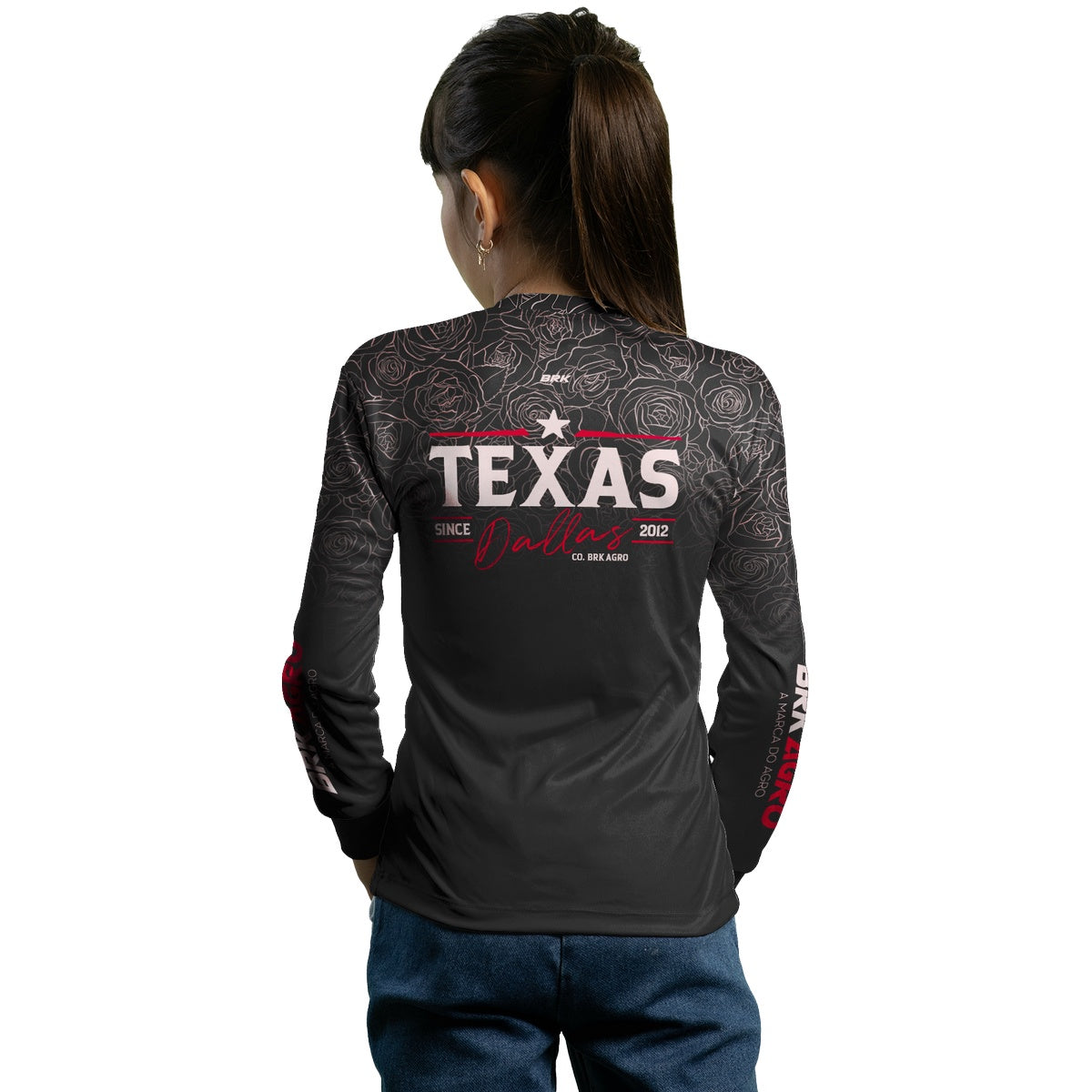 Camisa Agro Brk Feminina Texas Dallas Escura com Proteção com Proteção Solar UV50+ - BRK AGRO