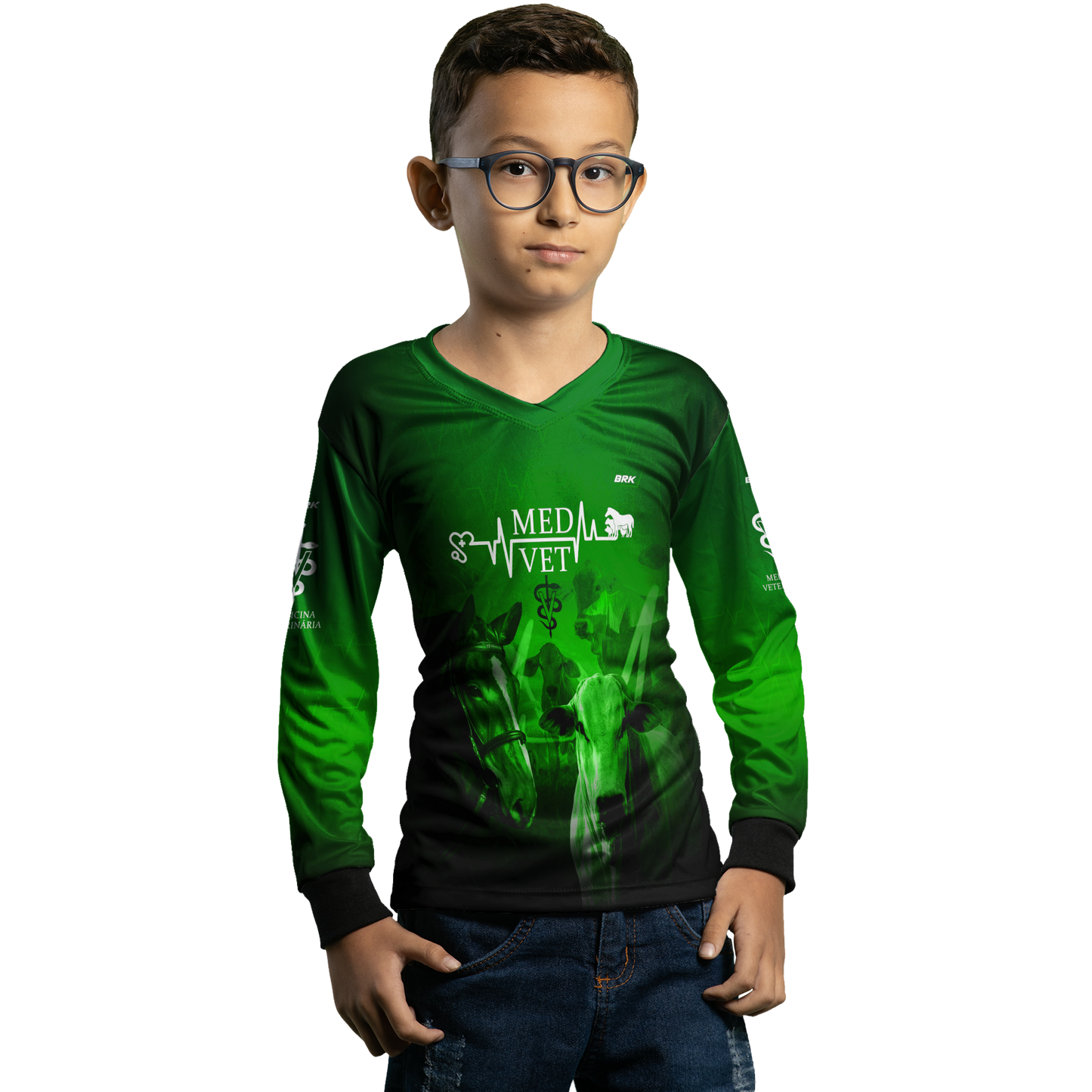 Camisa Agro Brk Medicina Veterinária com UV50+ - BRK AGRO
