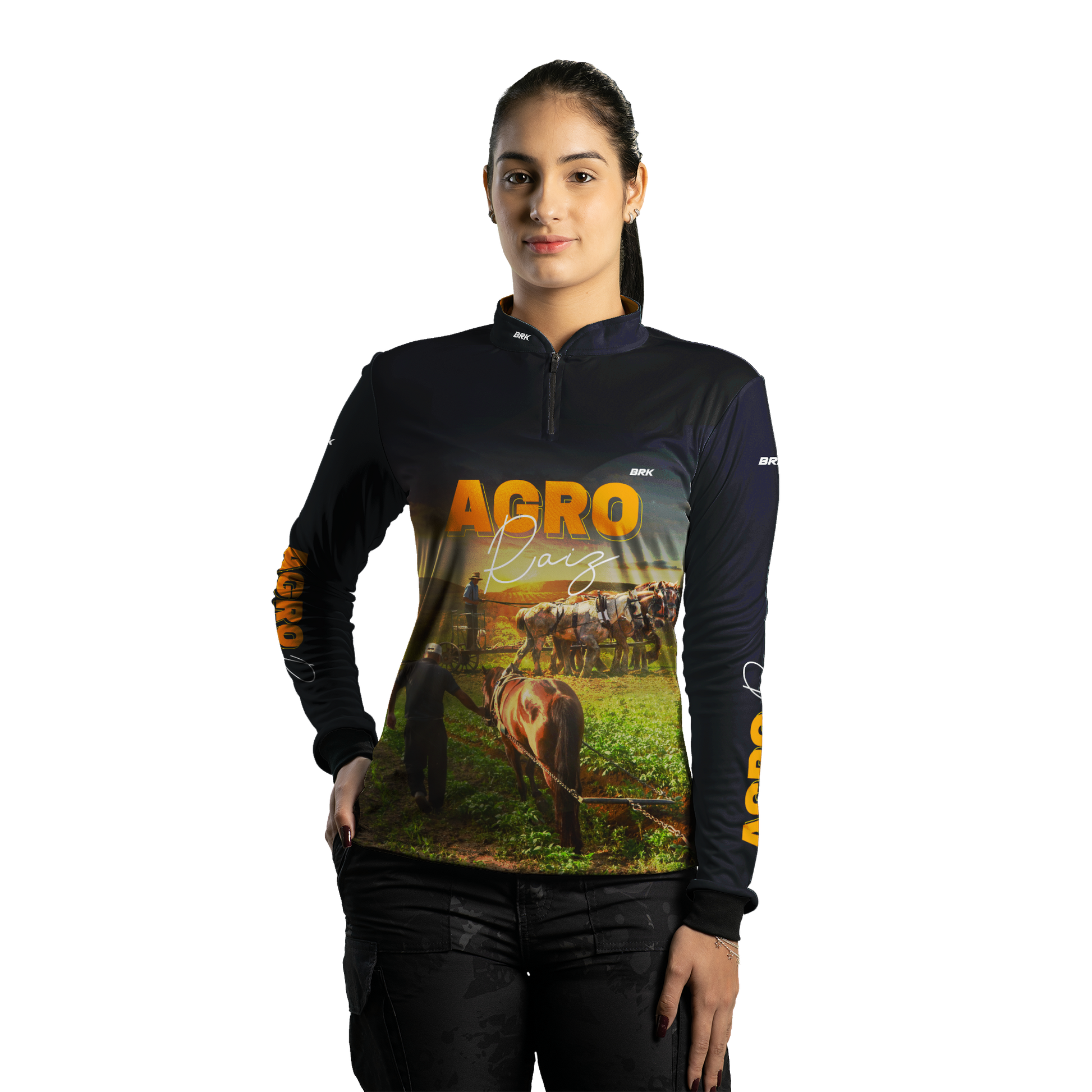 Camisa Agro Brk Agro Raíz com UV50+ - BRK AGRO