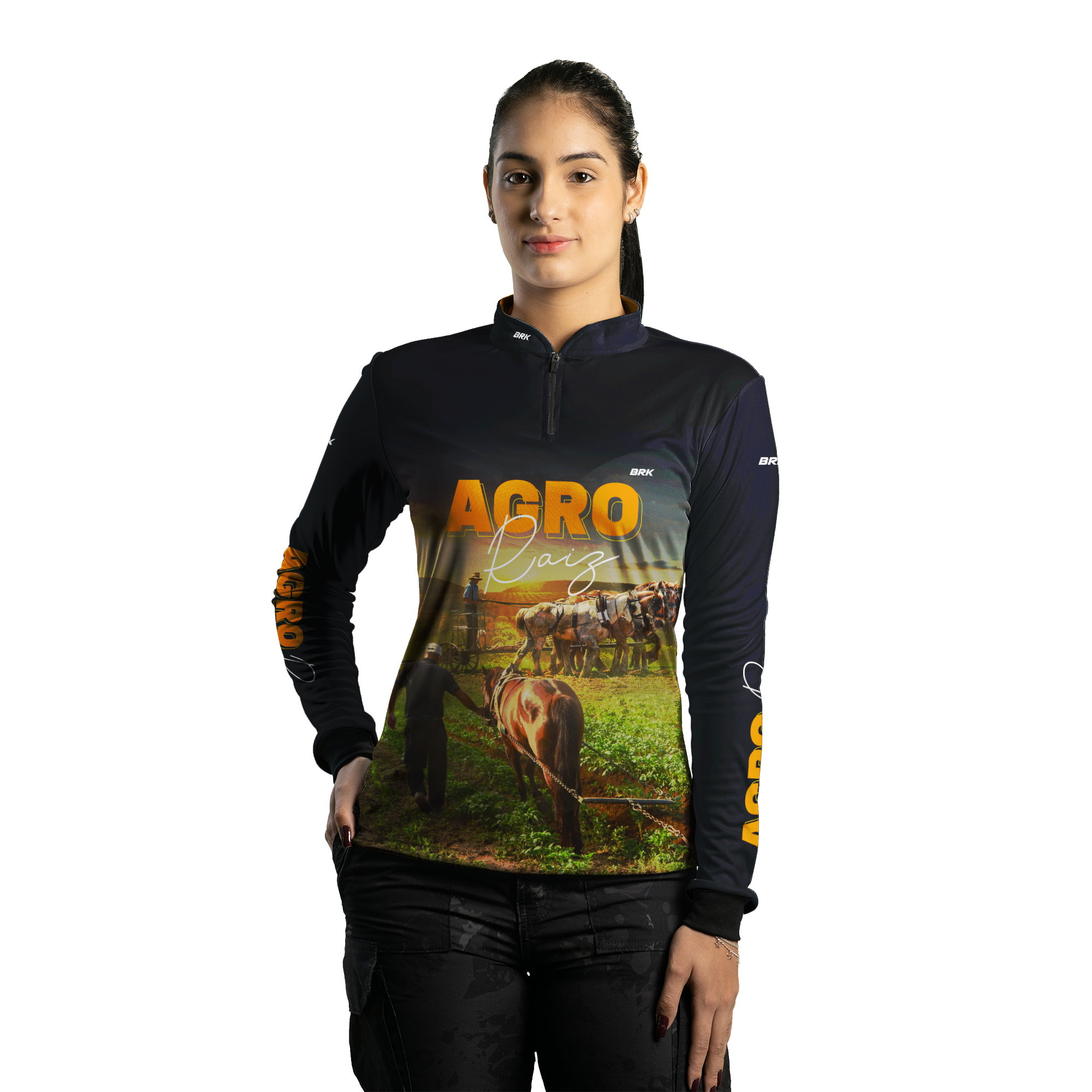 Camisa Agro Brk Agro Raíz com UV50+ - BRK AGRO