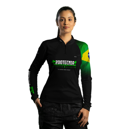 Camisa Feminina Agro Brk Zootecnia com UV50+ - Brk Agro