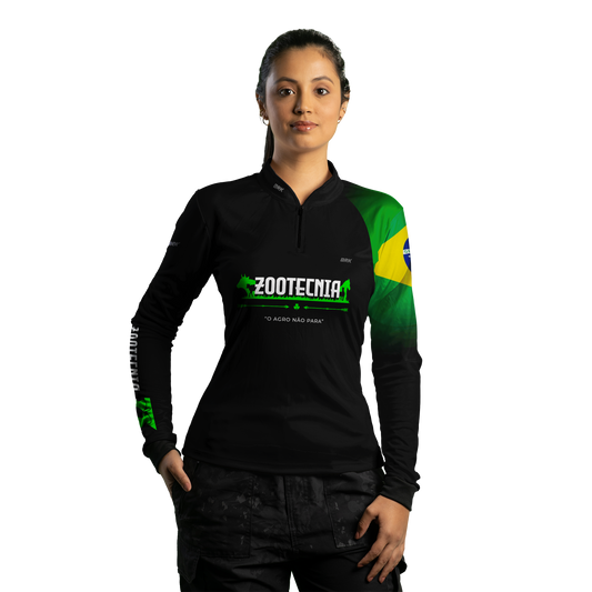 Camisa Feminina Agro Brk Zootecnia com UV50+ - Brk Agro