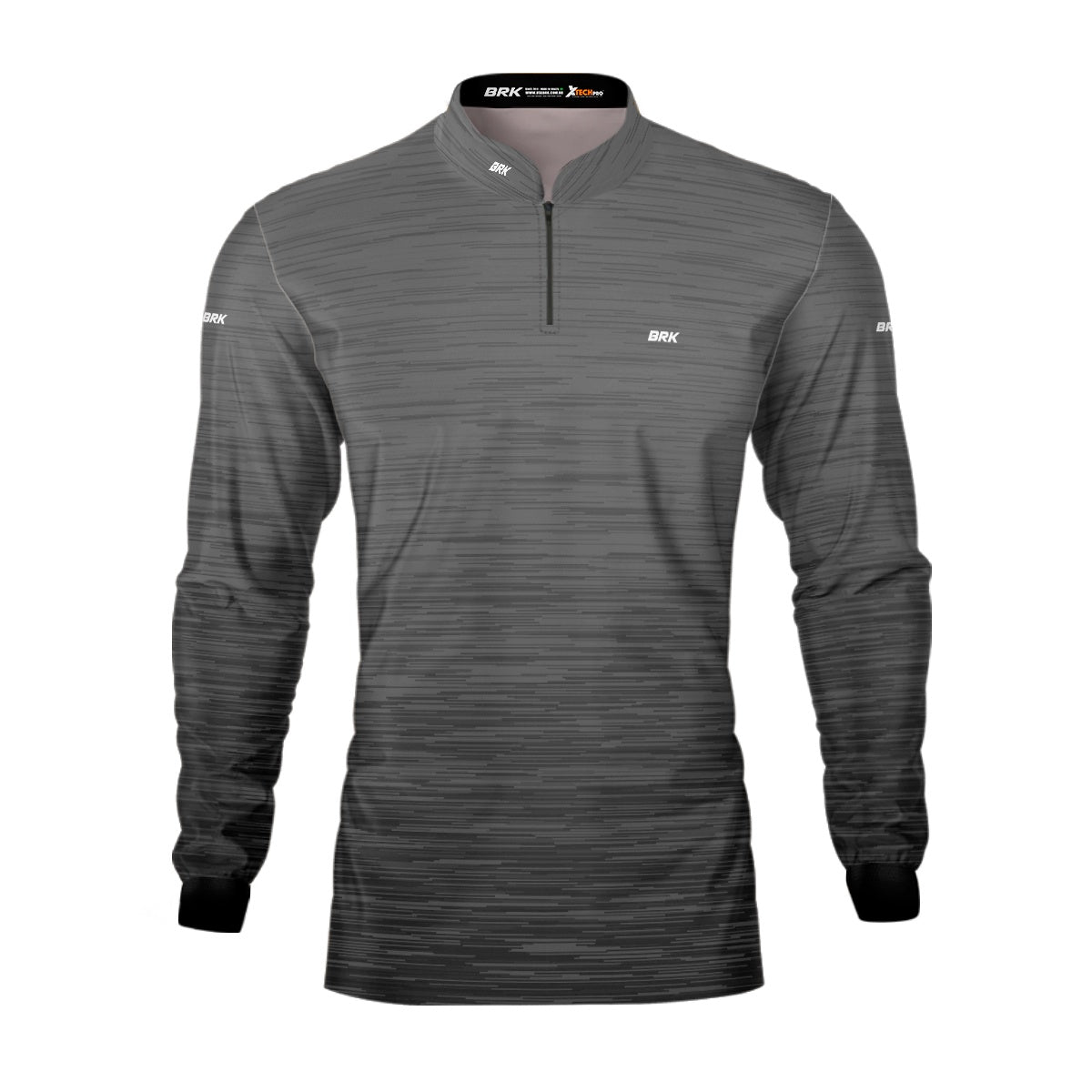 Camisa Masculina Agro Brk Mescla Cinza com Proteção Solar UV50+ - Brk Agro