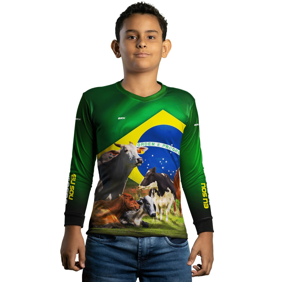 Camisa Agro Brk Eu Sou Do Agro com Proteção Solar UV50+ - BRK AGRO