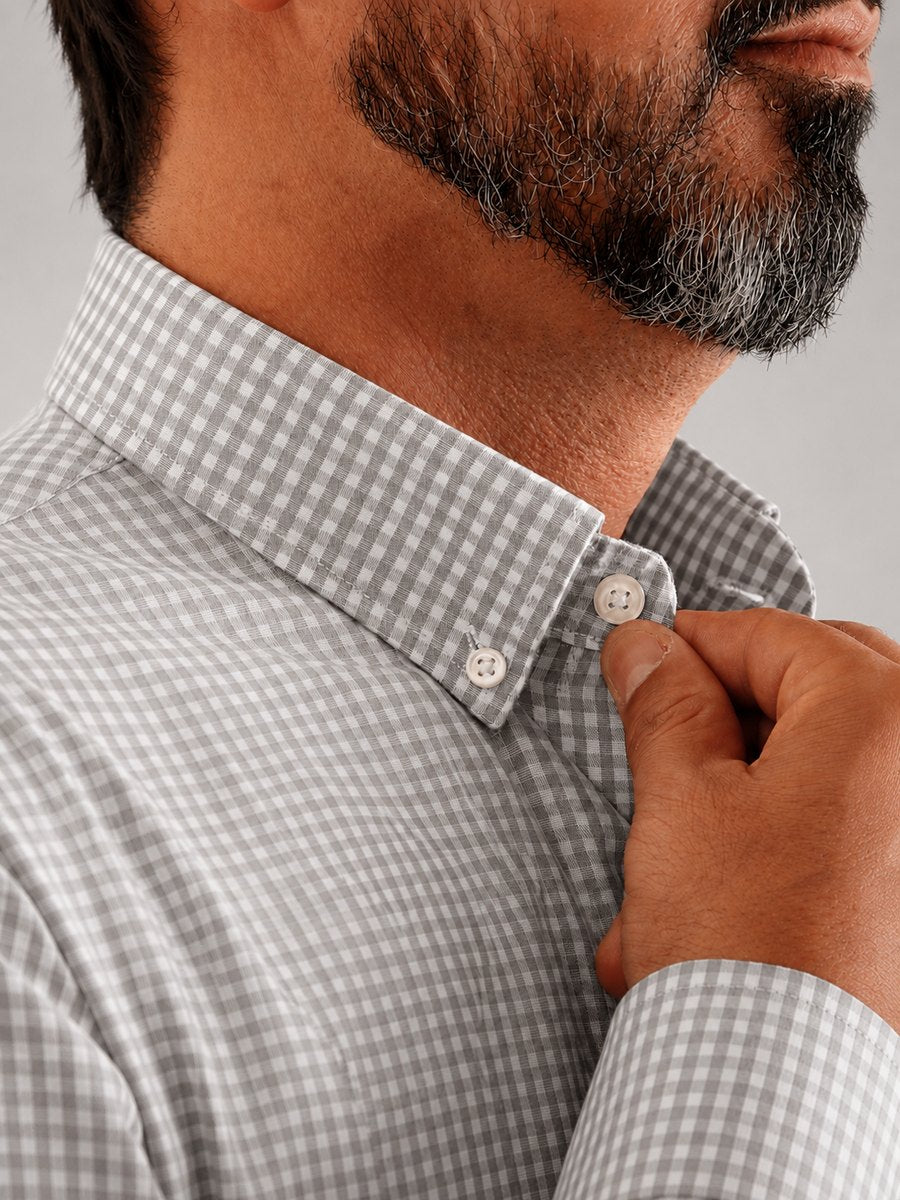 Camisa Xadrez Farm Bege - Manga Longa - Brk Agro
