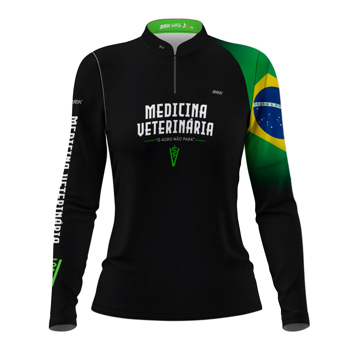 Camisa Feminina Agro Brk Medicina Veterinária com UV50+ - Brk Agro