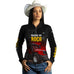 Camisa Feminina Agro Brk Made in Roça Trator Vermelho com Proteção Solar UV50+ - Brk Agro