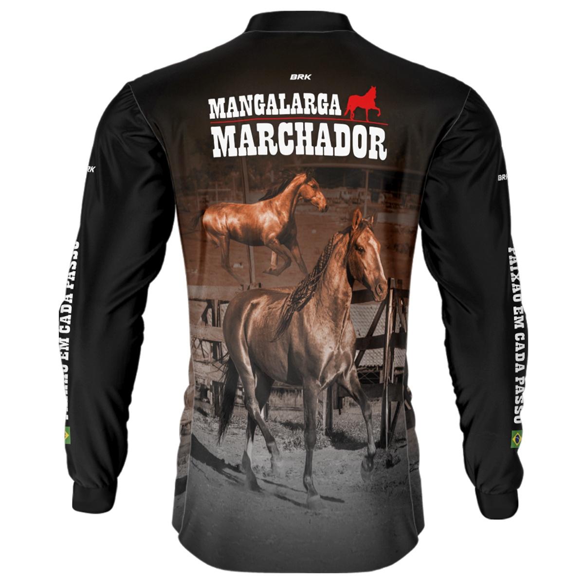 Camisa Agro Brk Mangalarga Machador com Proteção UV50+ - BRK AGRO