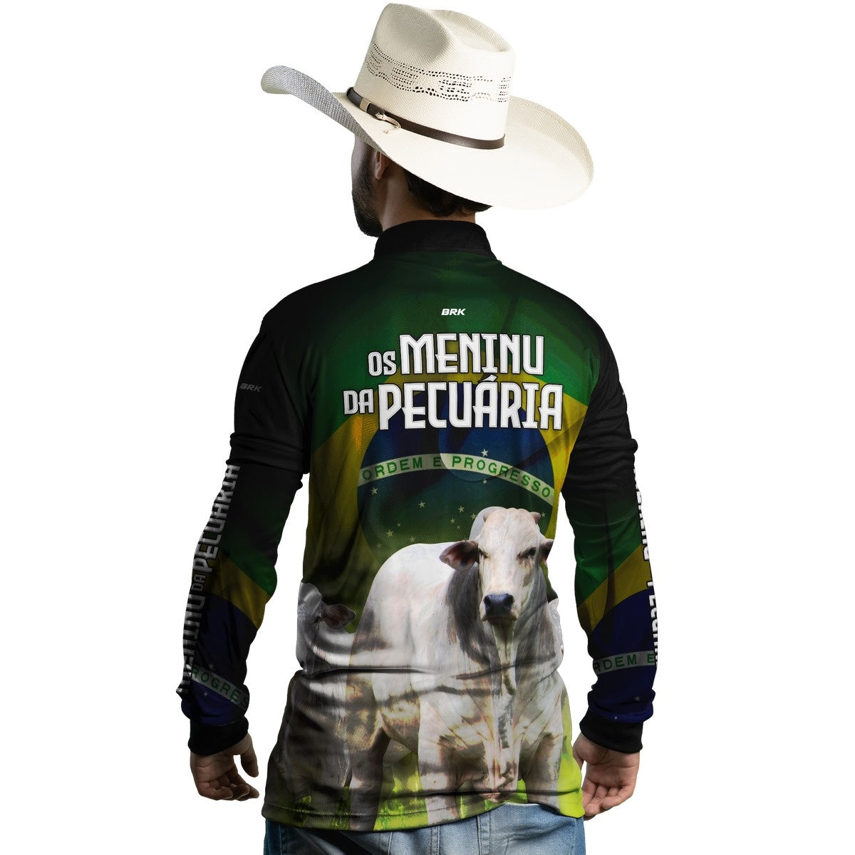Camisa Agro Brk Os Meninu da Pecuária com Proteção Solar UV50+ - Brk Agro