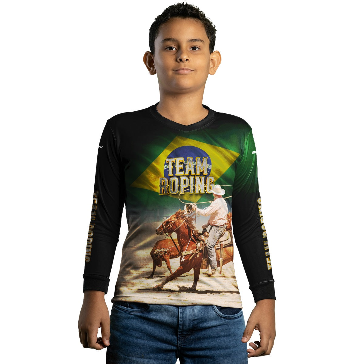 Camisa Agro Brk Team Roping BR Proteção UV50+ - BRK AGRO