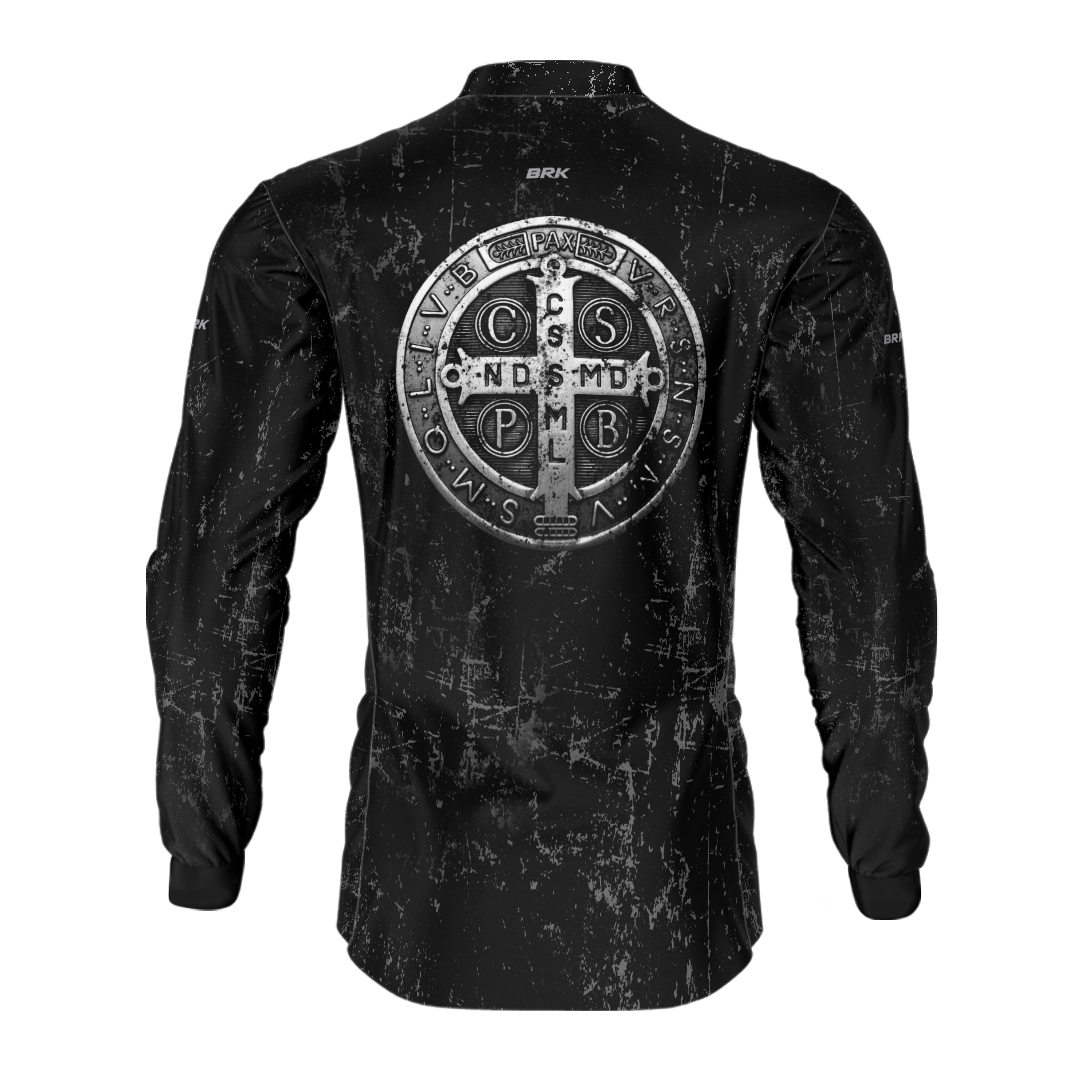 Camisa Agro Brk Medalha de São Bento com UV50+ - Brk Agro