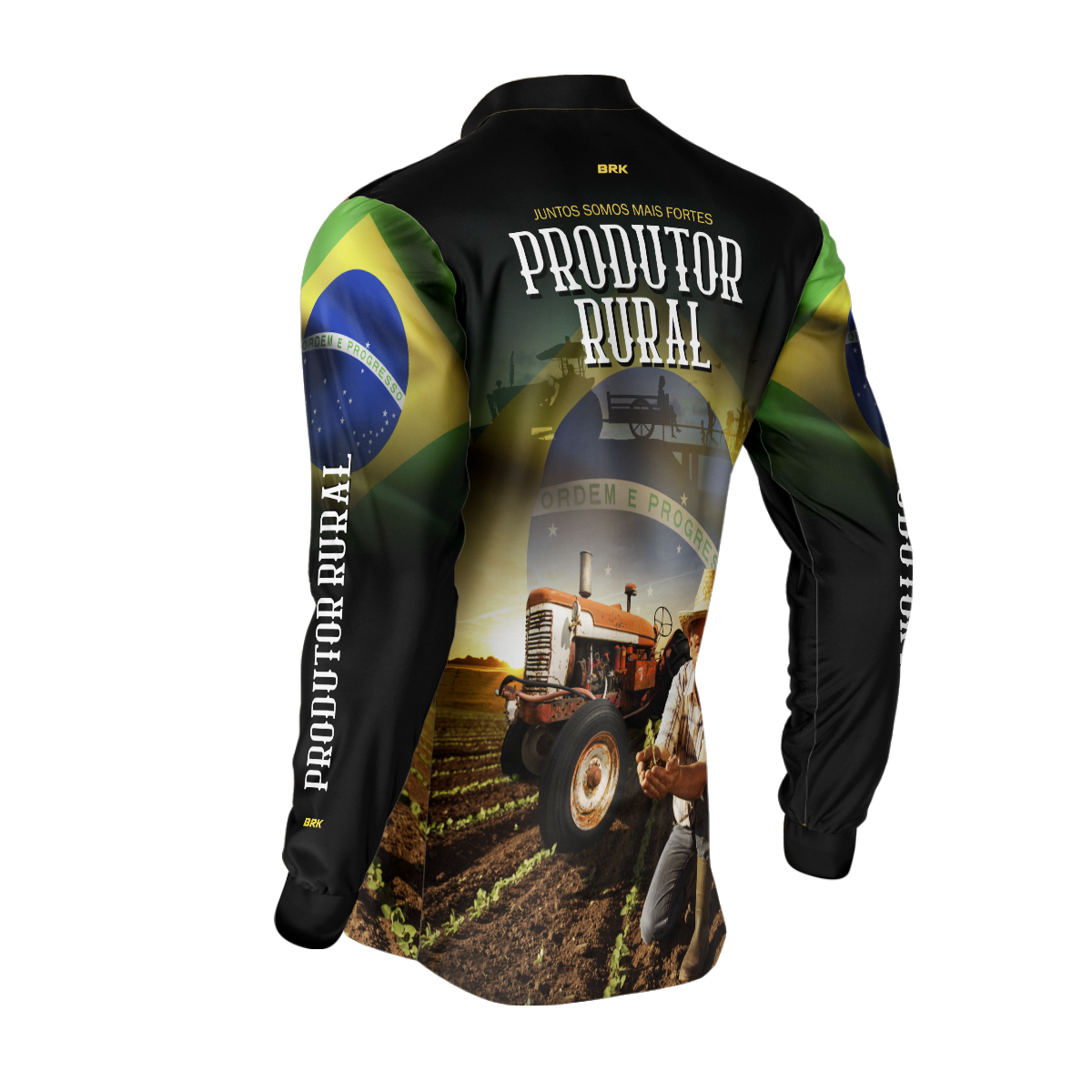 Camisa Agro Brk Produtor Rural com Proteção Solar UV50+ - BRK AGRO
