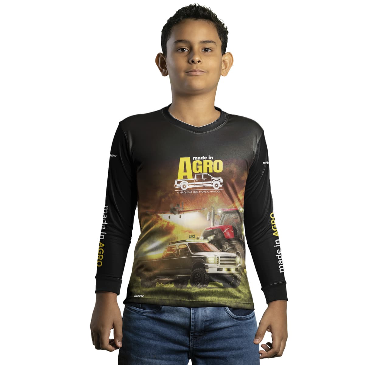 Camisa Agro Brk Caminhonete F-250 com Proteção Solar UV50+ - BRK AGRO