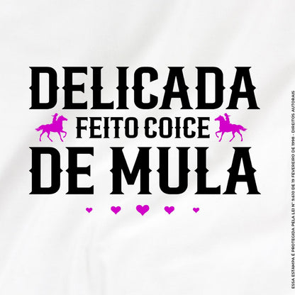 Camiseta Agro Brk Delicada Feito Coice de Mula com Algodão Premium - Brk Agro