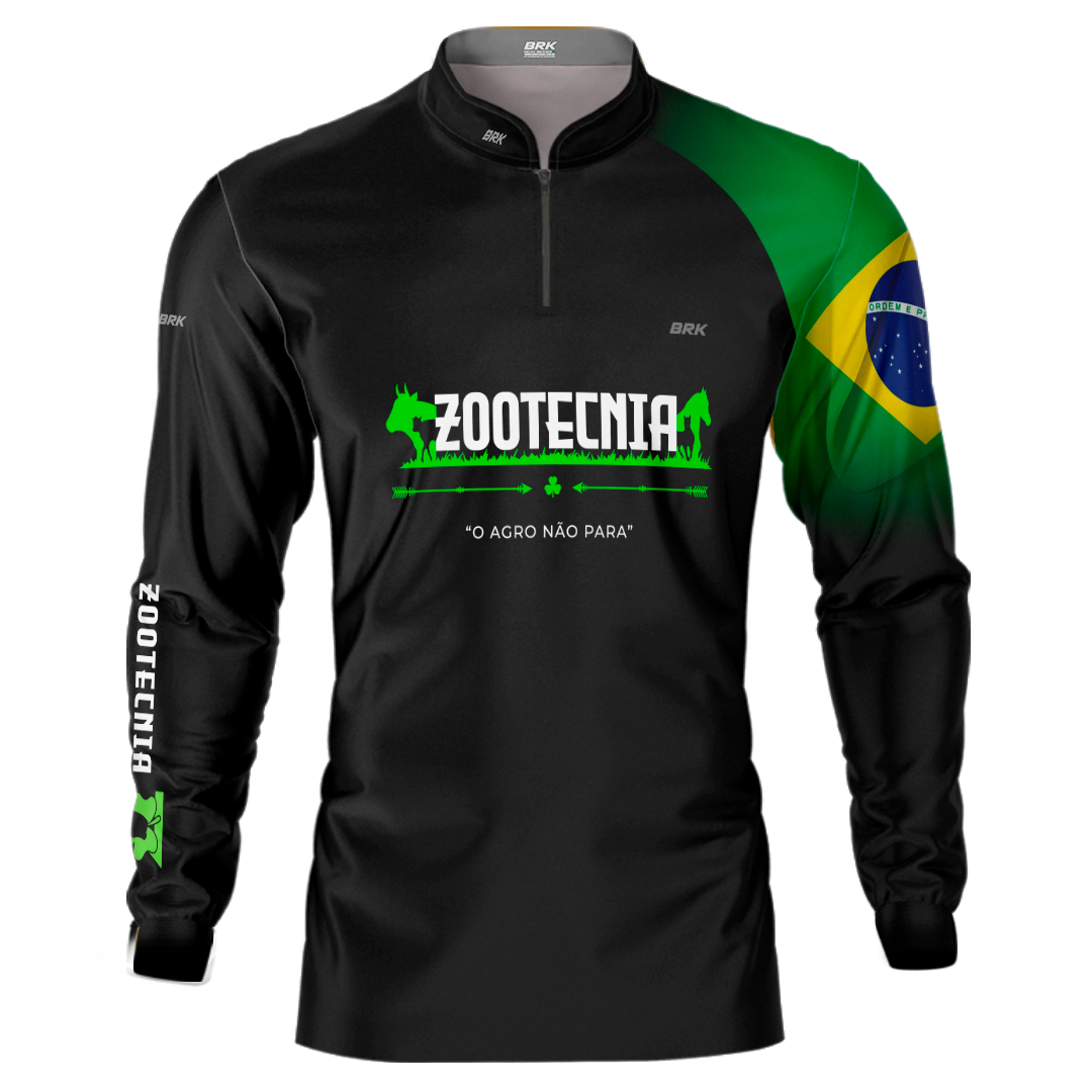 Camisa Agro Brk Zootecnia com UV50+ - BRK AGRO