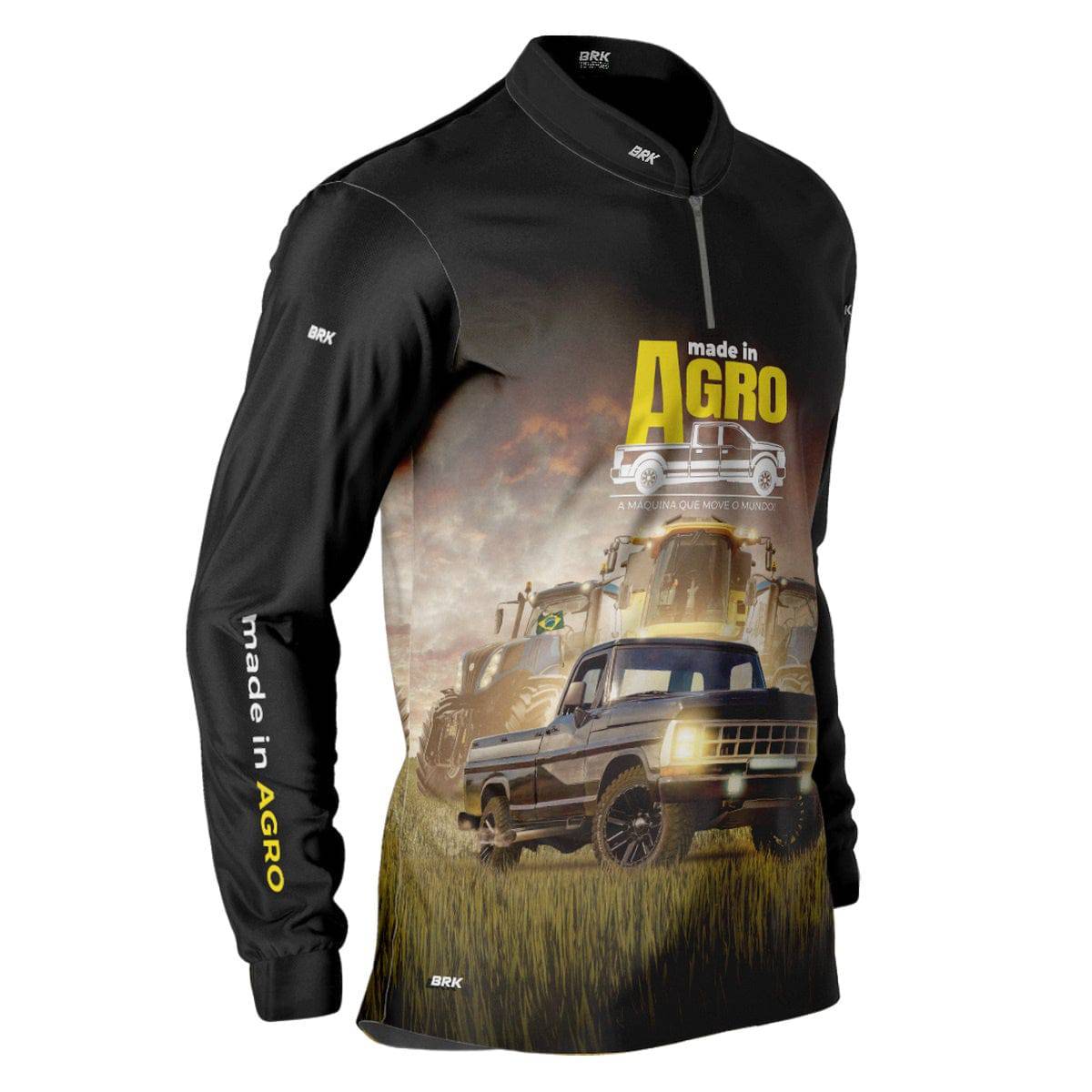 Camisa Agro Brk Caminhonete F1000 com Proteção Solar UV50+ - BRK AGRO