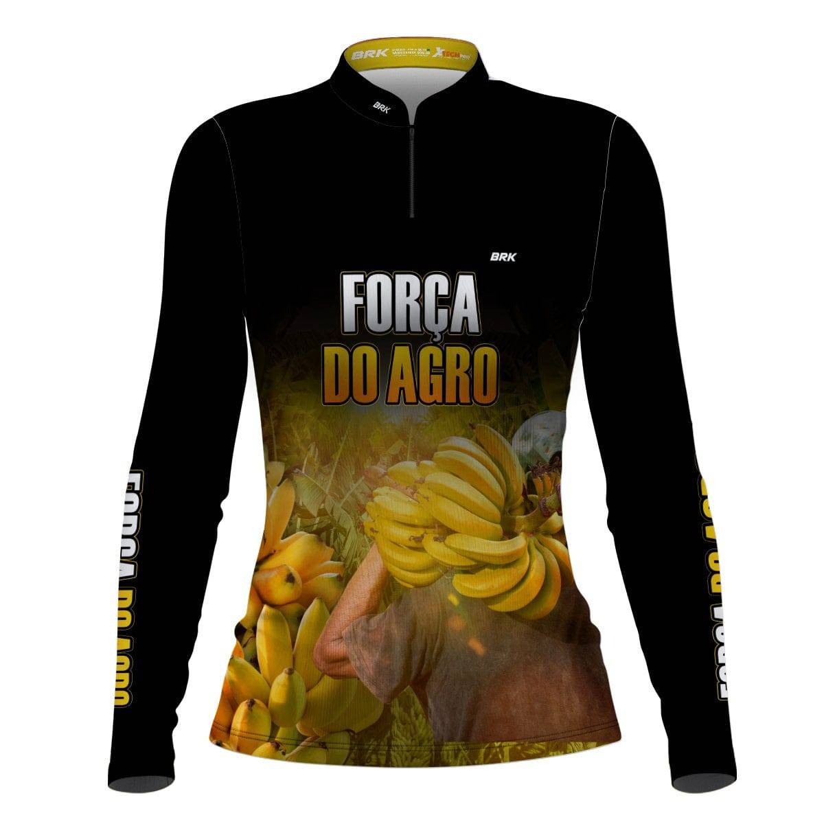 Camisa Agro Brk A Força do Agro Produtor de Banana com UV50+ - BRK AGRO